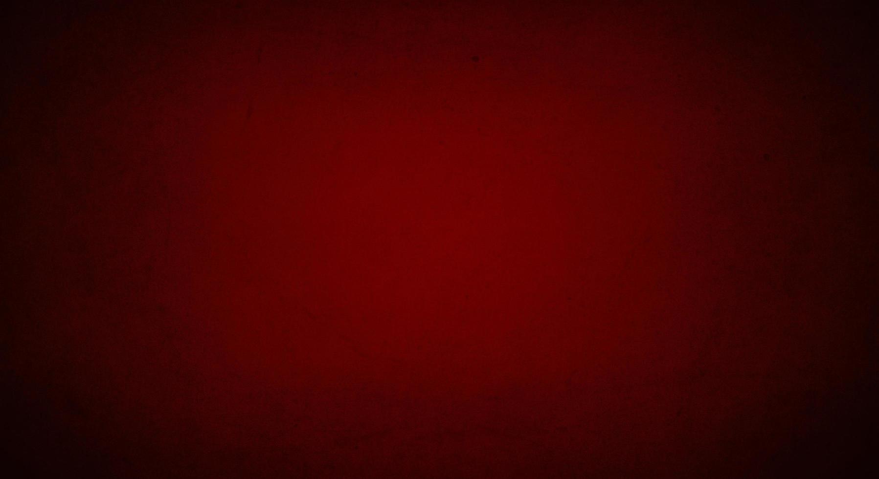 dark red grunge background with soft lightand dark border, old vintage background photo