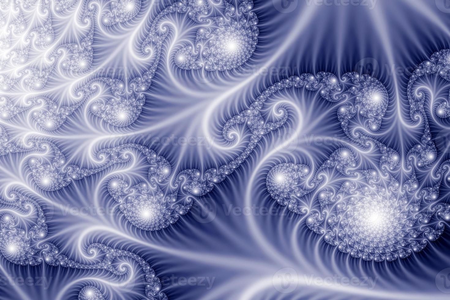 Beautiful zoom into the infinite mathematical mandelbrot set fractal. photo