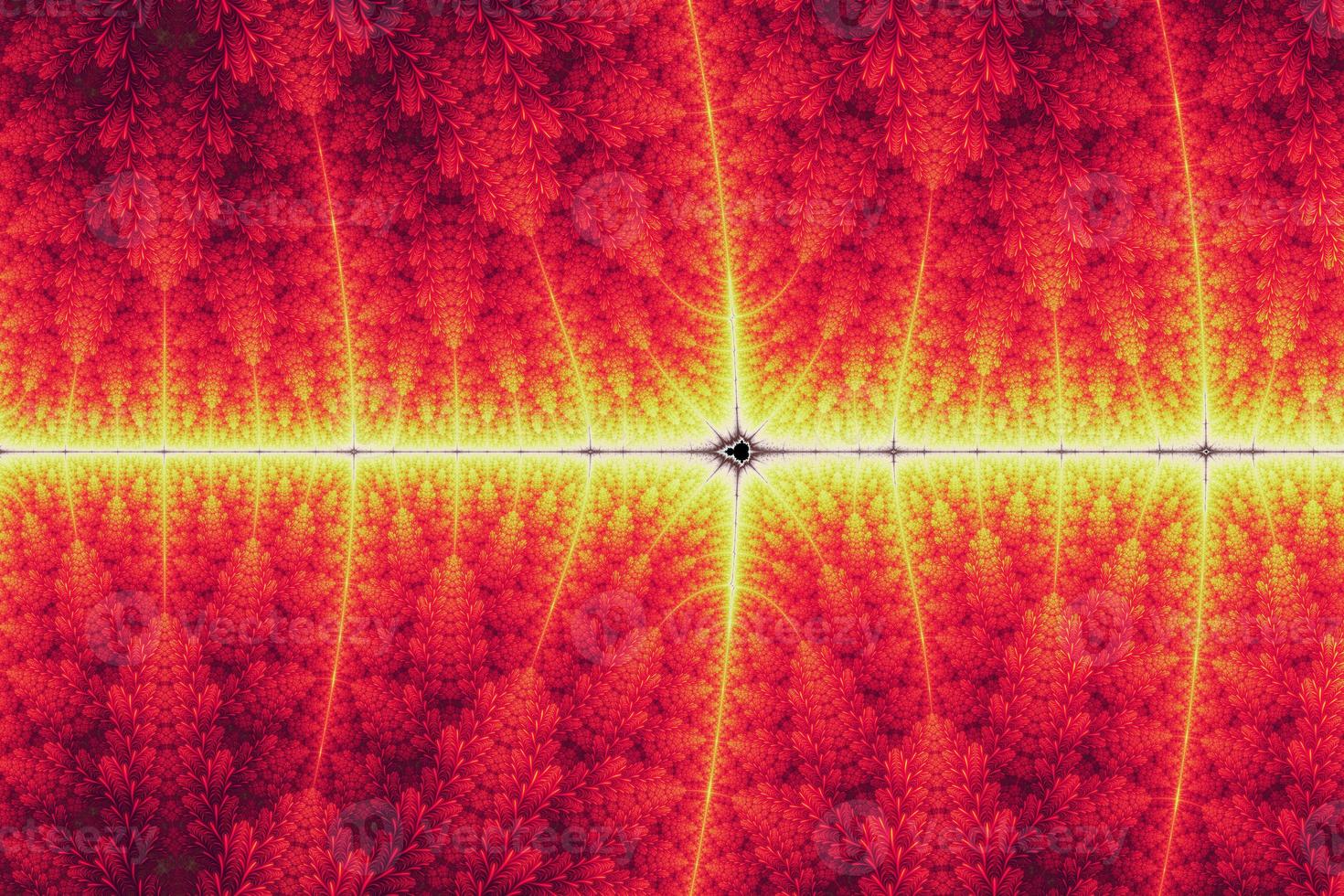 hermoso zoom en el infinito conjunto matemático mandelbrot fractal. foto
