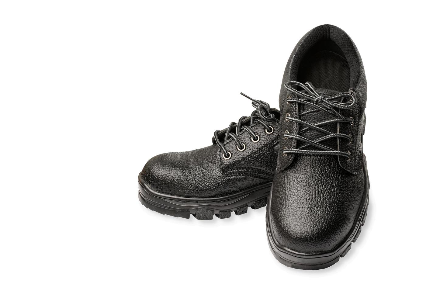 safety shoe for work  on white background photo