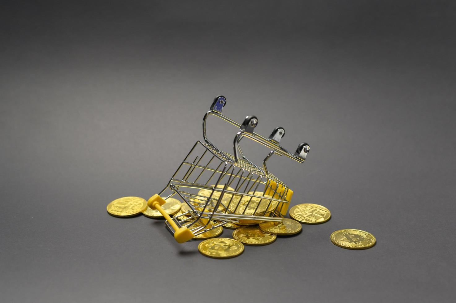 Cryptocurrency bitcoin the future coin,bitcoin mining and Technology global network connections concept photo