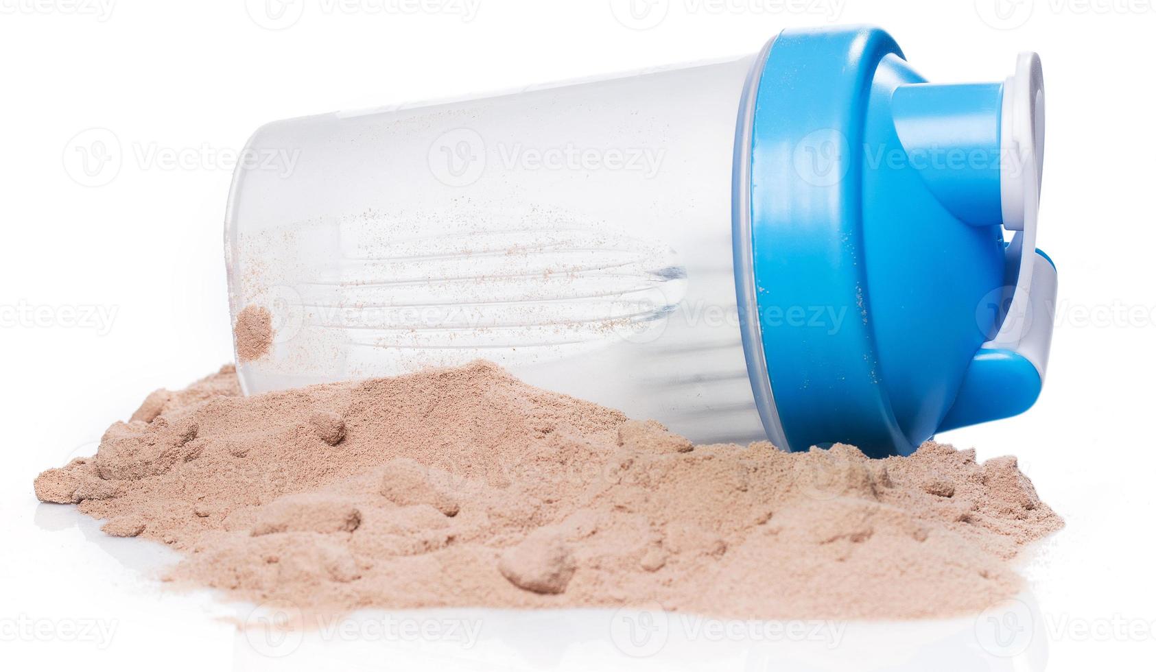 Shaker and protein powder photo
