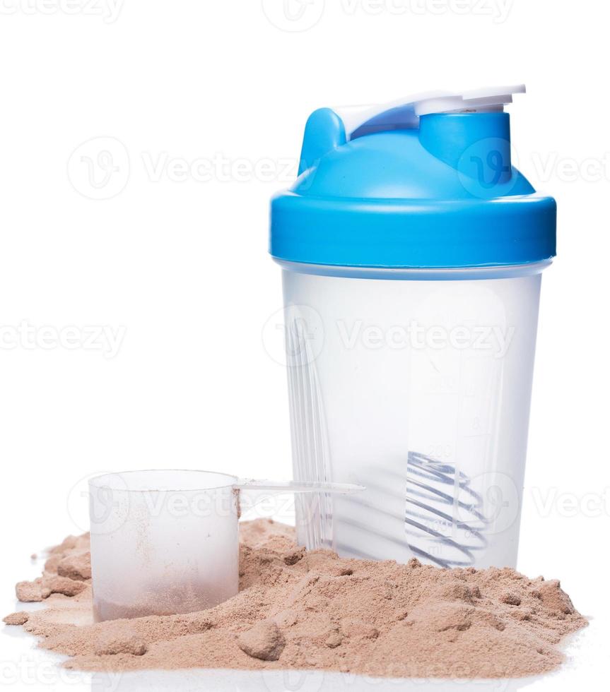 Shaker and protein powder photo