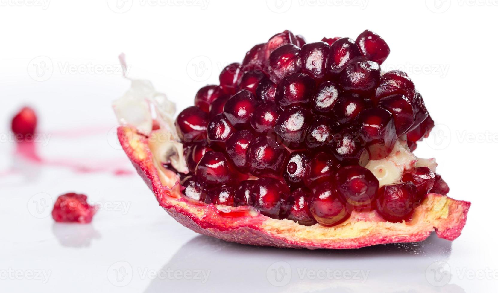 Fresh ripe pomegranate photo