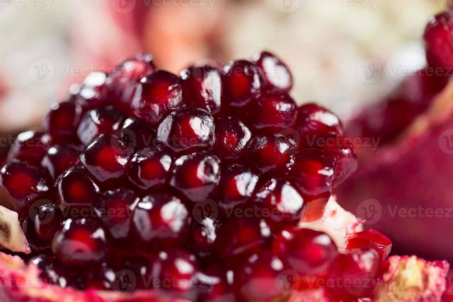 Fresh ripe pomegranate photo