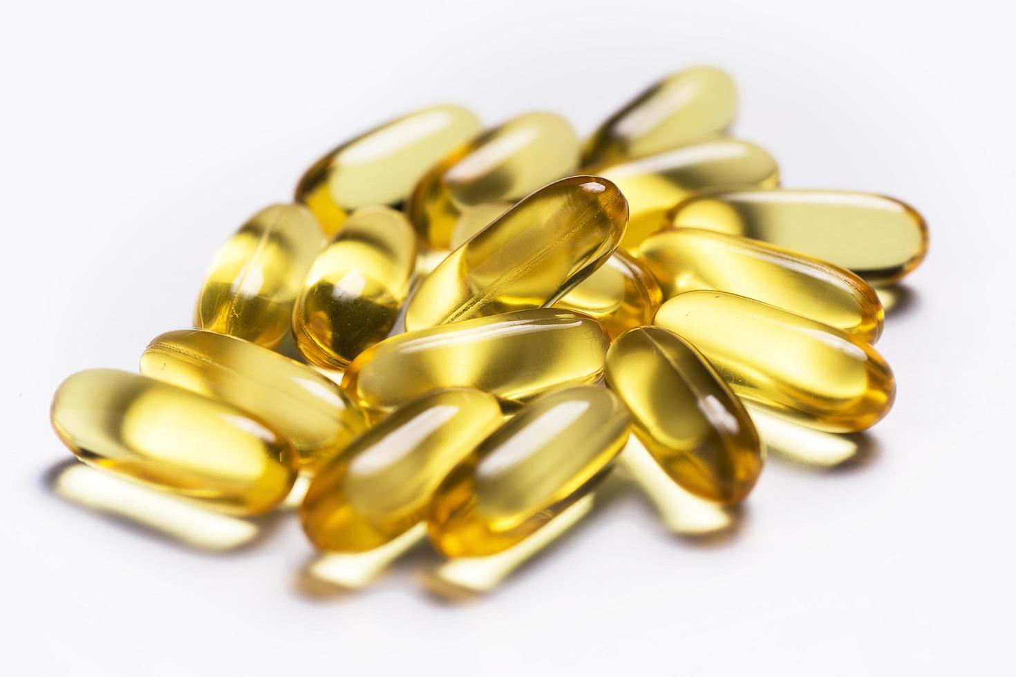 Fish oil capsules photo