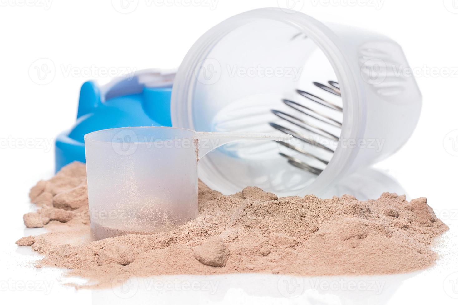 Shaker and protein powder photo