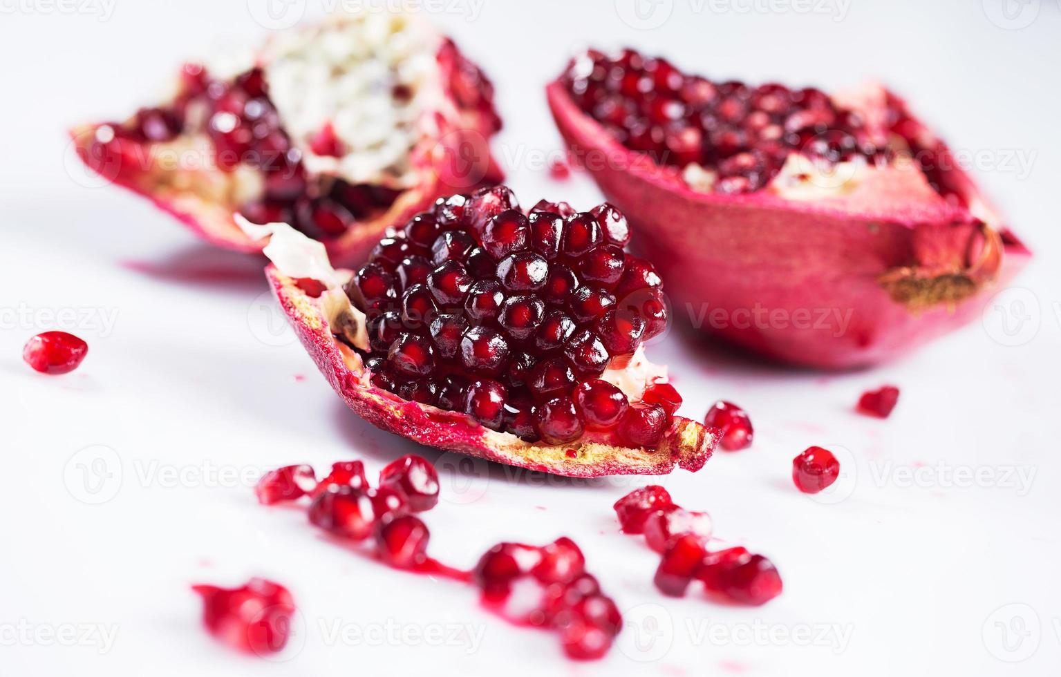 Fresh ripe pomegranate photo