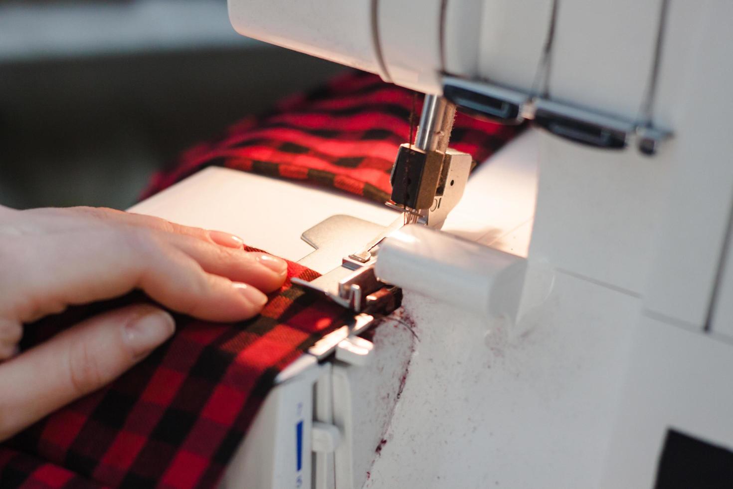 Picture of seamstress workshop and tools photo