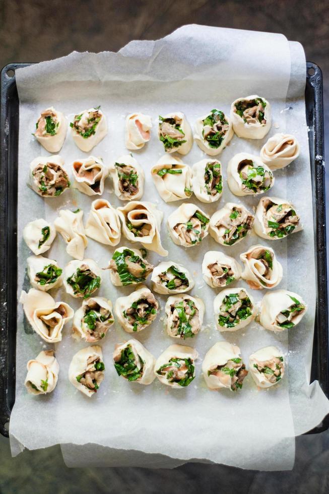 homemade healthy pastries on a white background photo