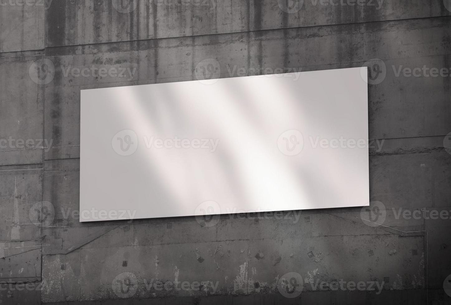 Blank sign , Abstract wall, outdoor Background illustration photo