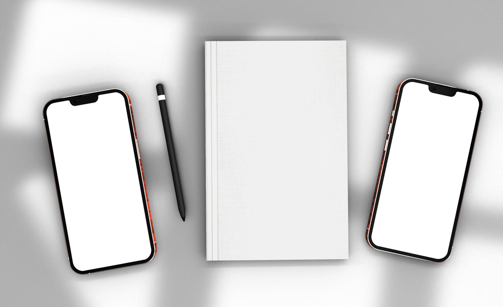 3d Render Book mockup photo