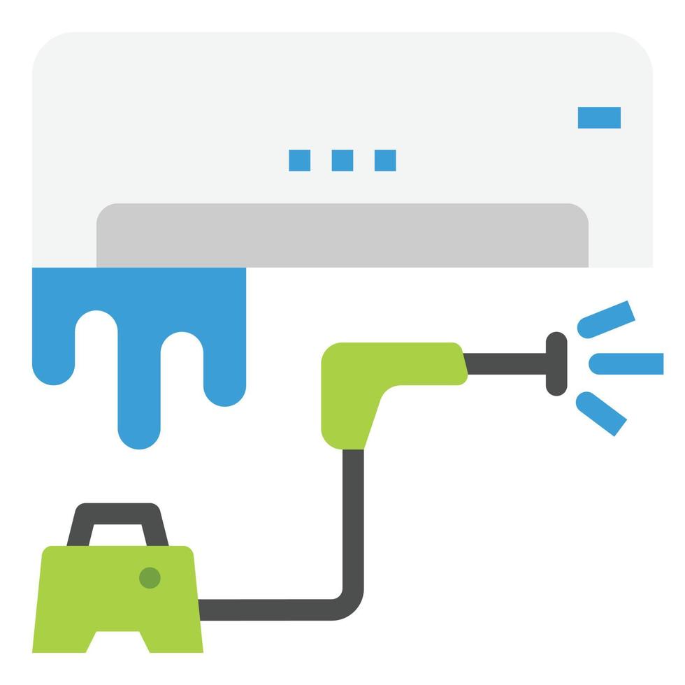 clean  air  flat icon vector illustration