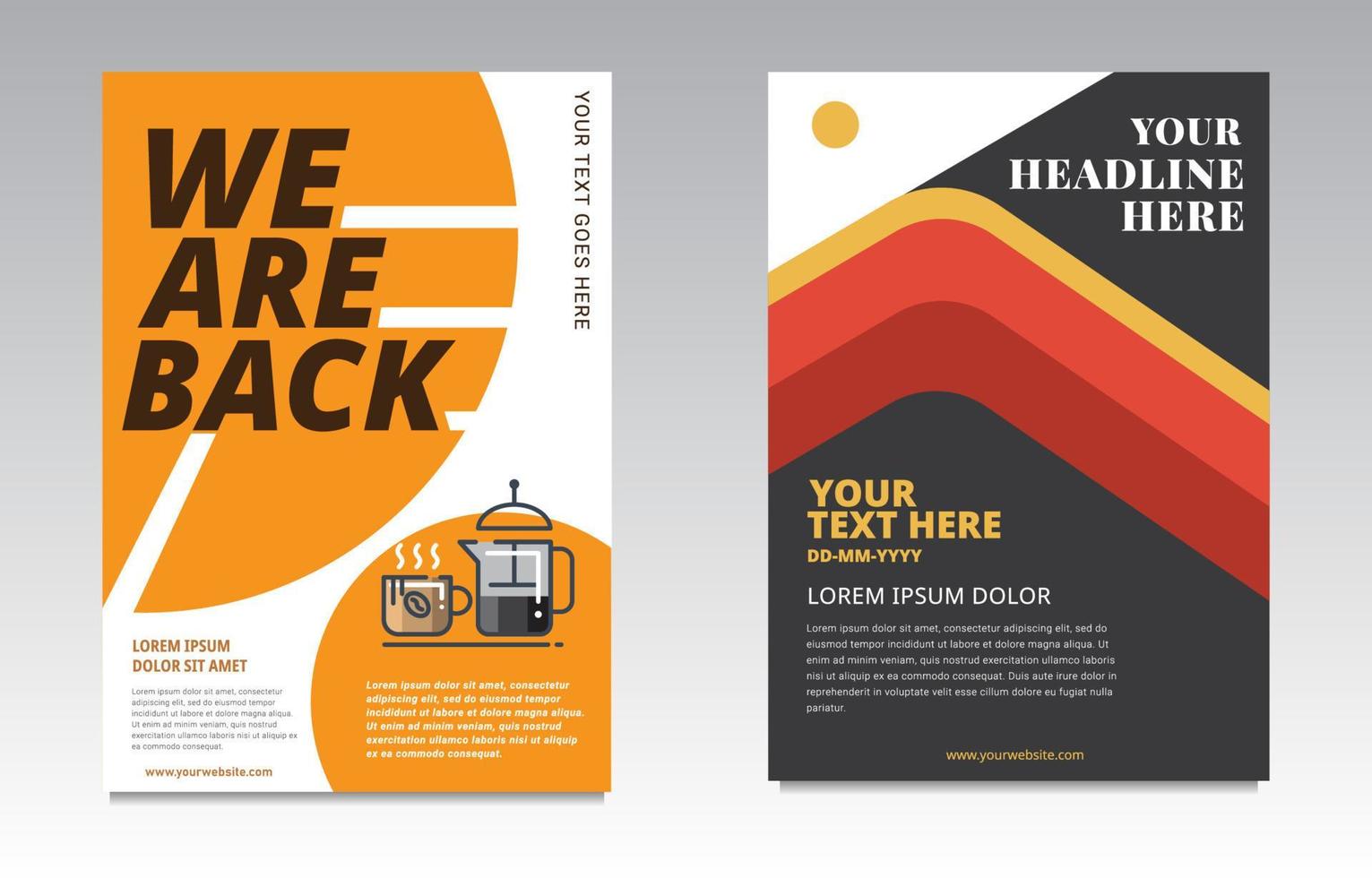 Simple Flyer Template vector