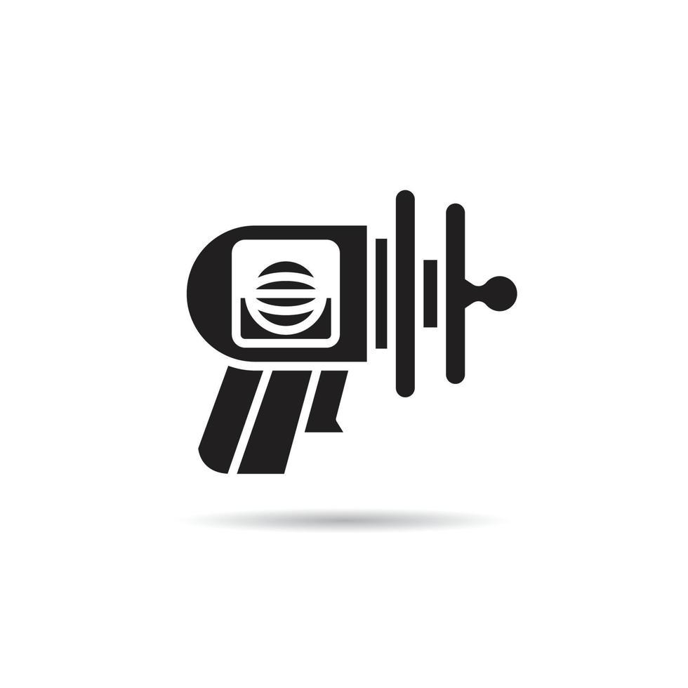 ray gun icon vector