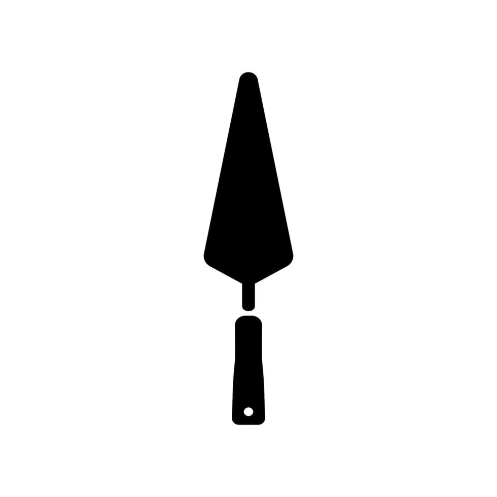 Black icon. Pizza spatula. vector