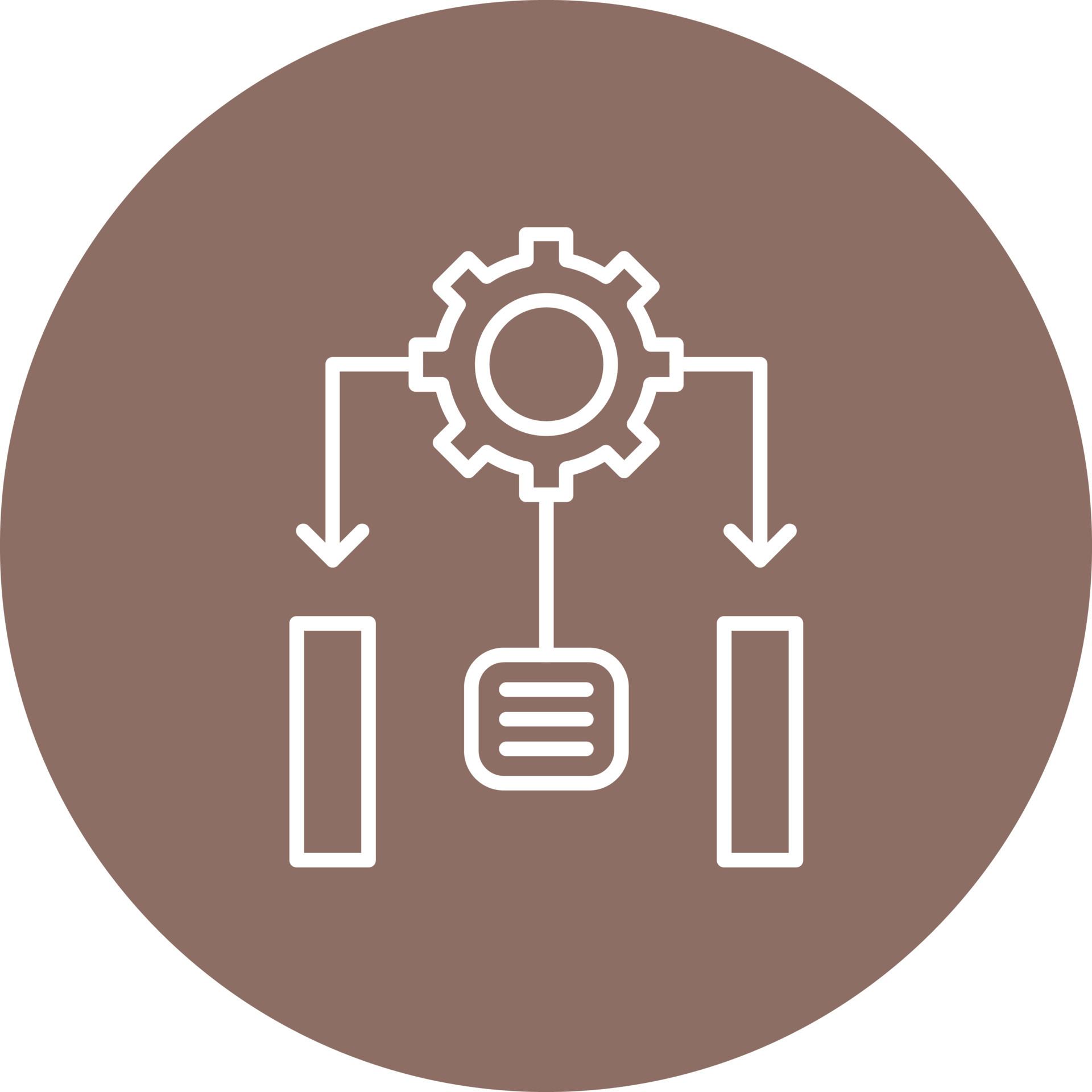 Process Line Circle Background Icon 7140940 Vector Art at Vecteezy