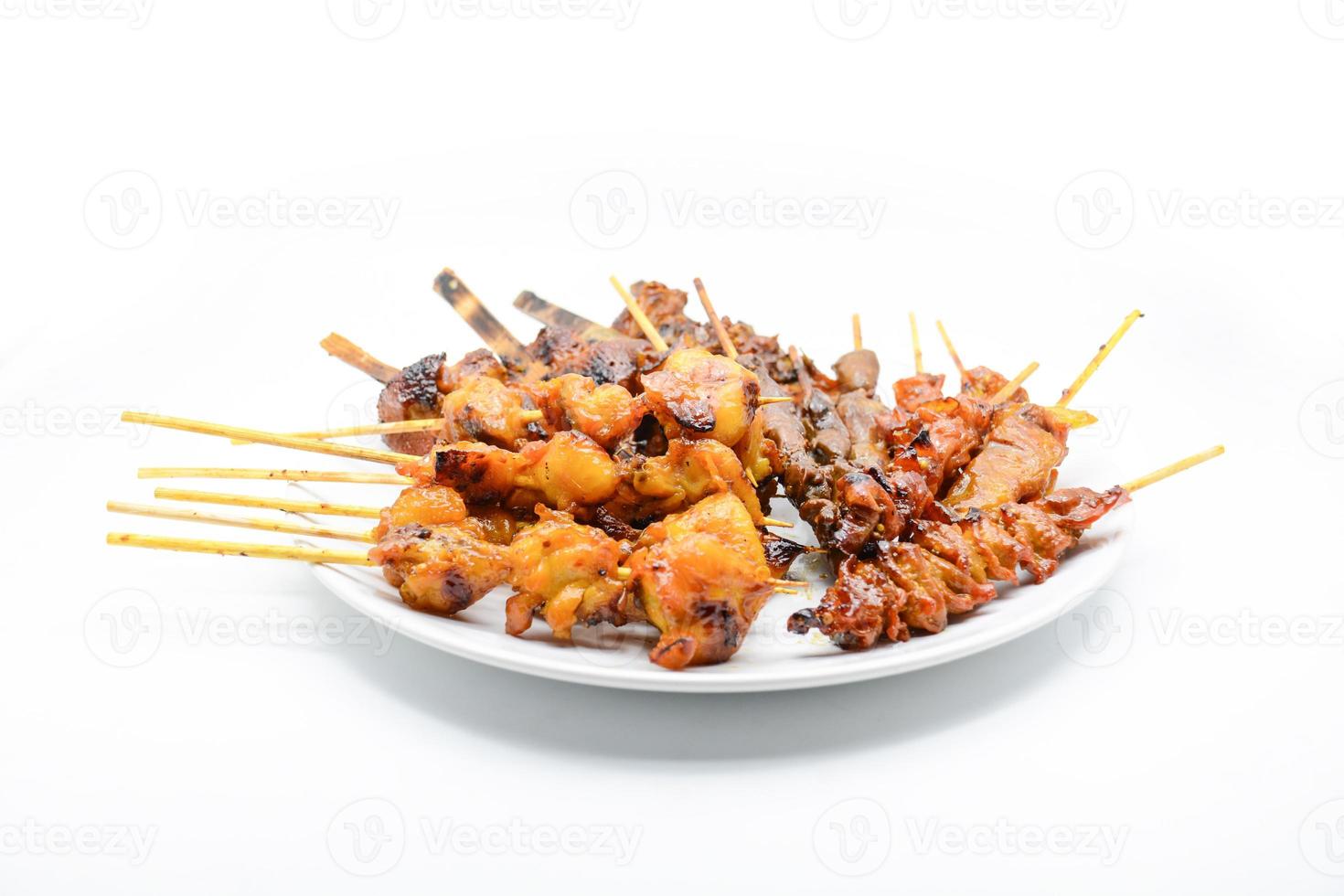 Traditional grilled chicken, grilled chicken also is the most famous street food. photo