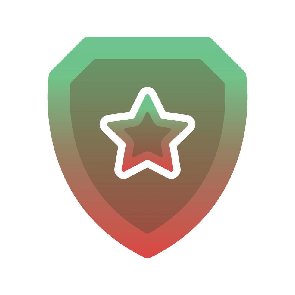 star shield logo element design template icon vector