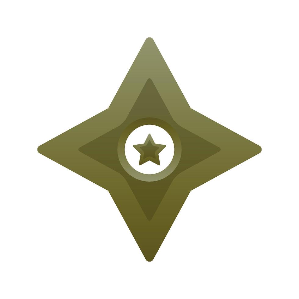 icono de plantilla de diseño de elemento de logotipo de star shuriken vector