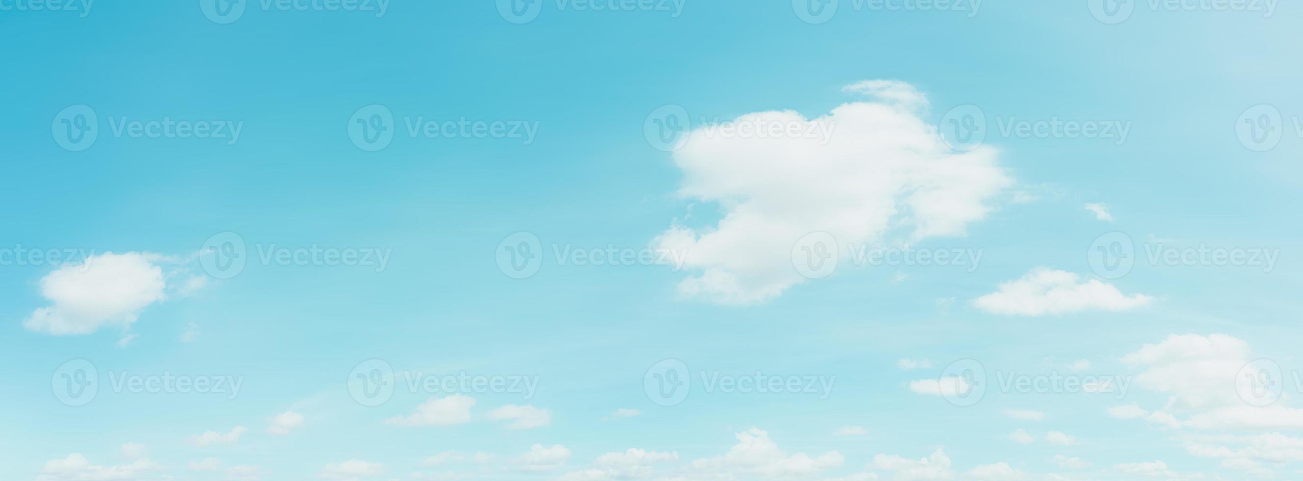 Beautiful panorama blue sky and clouds with daylight natural background. Vintage color tone style. photo