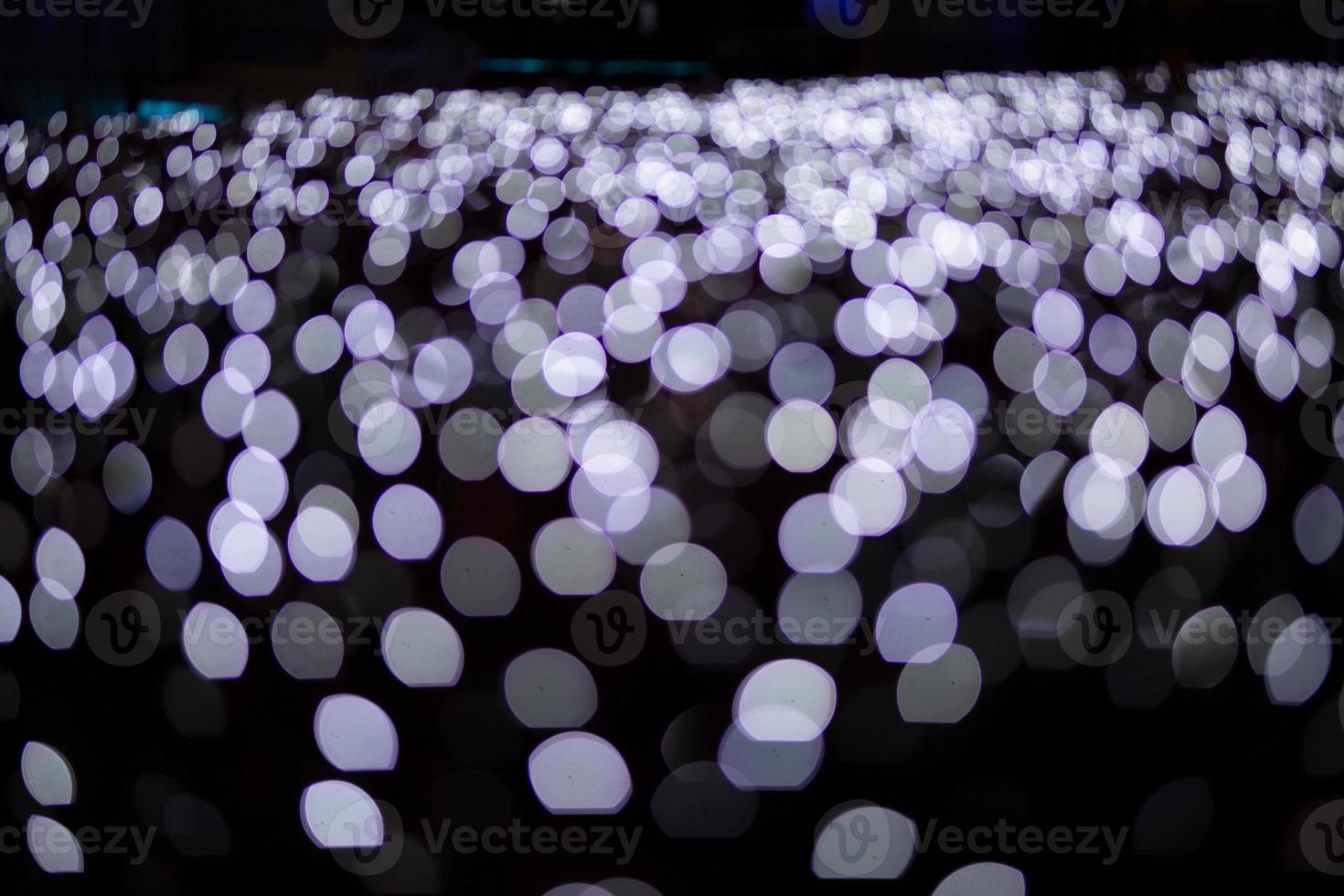 Abstract blurred Christmas light bokeh background. photo