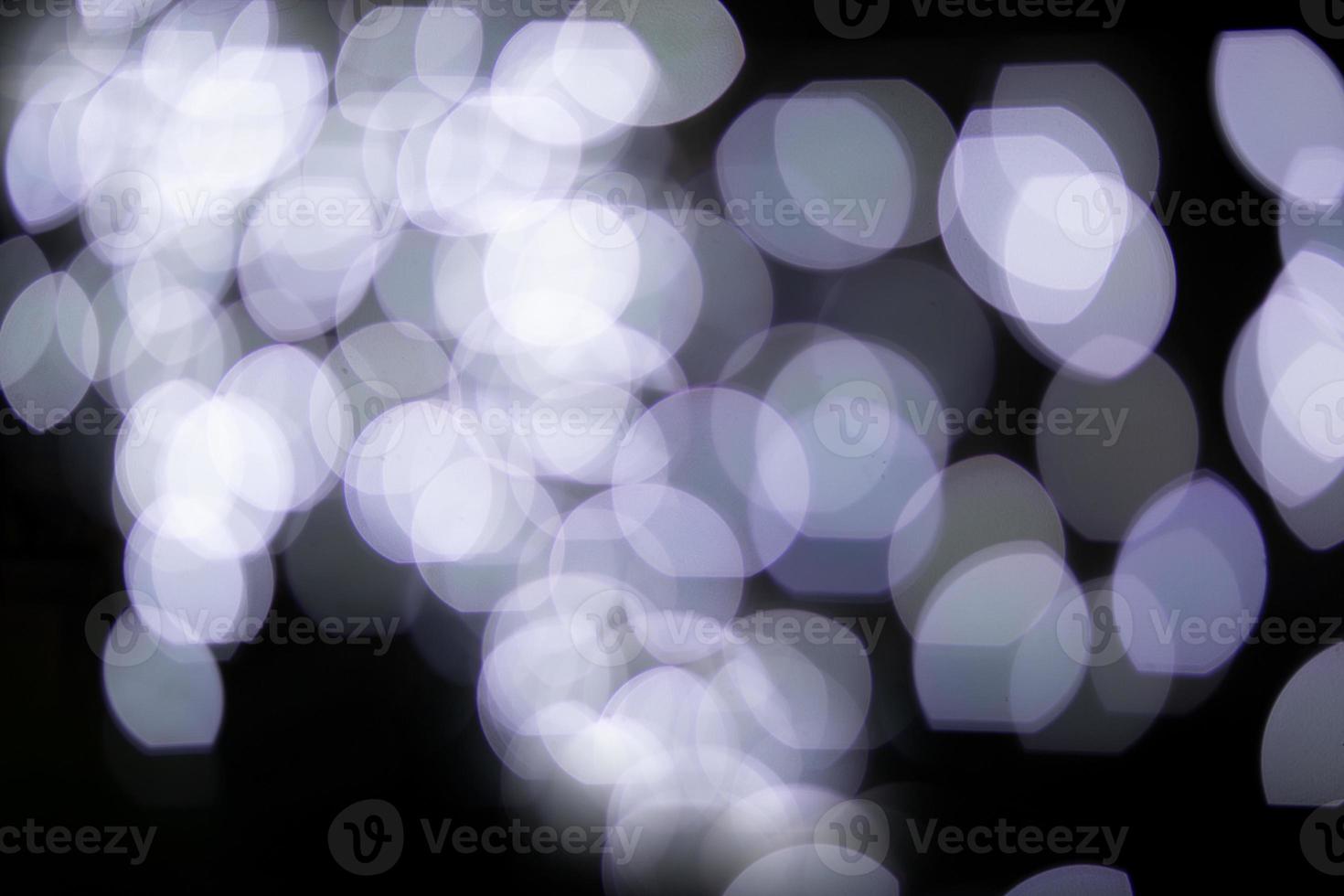Abstract blurred Christmas light bokeh background. photo