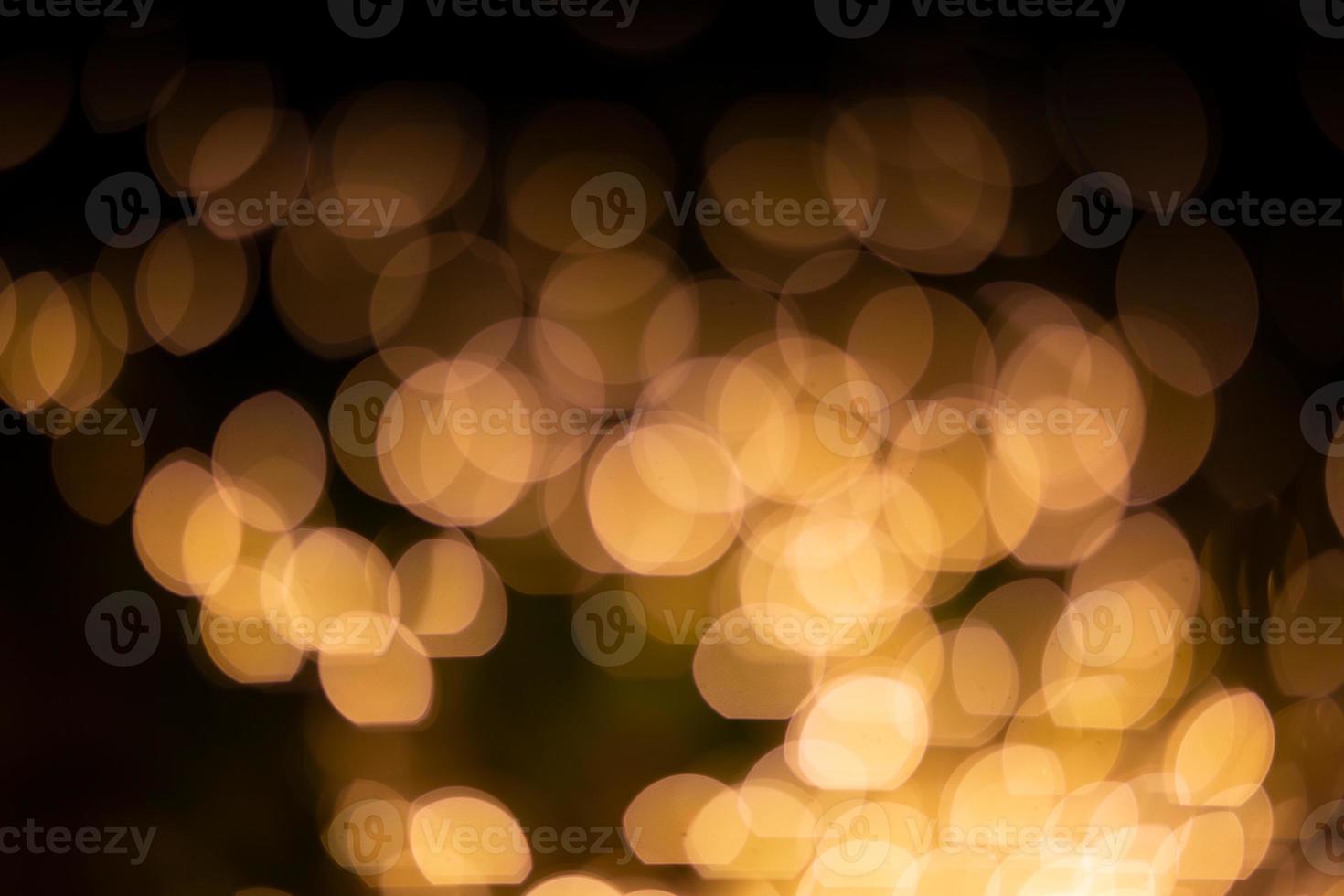 Fondo de bokeh de luz de Navidad borrosa abstracta. foto