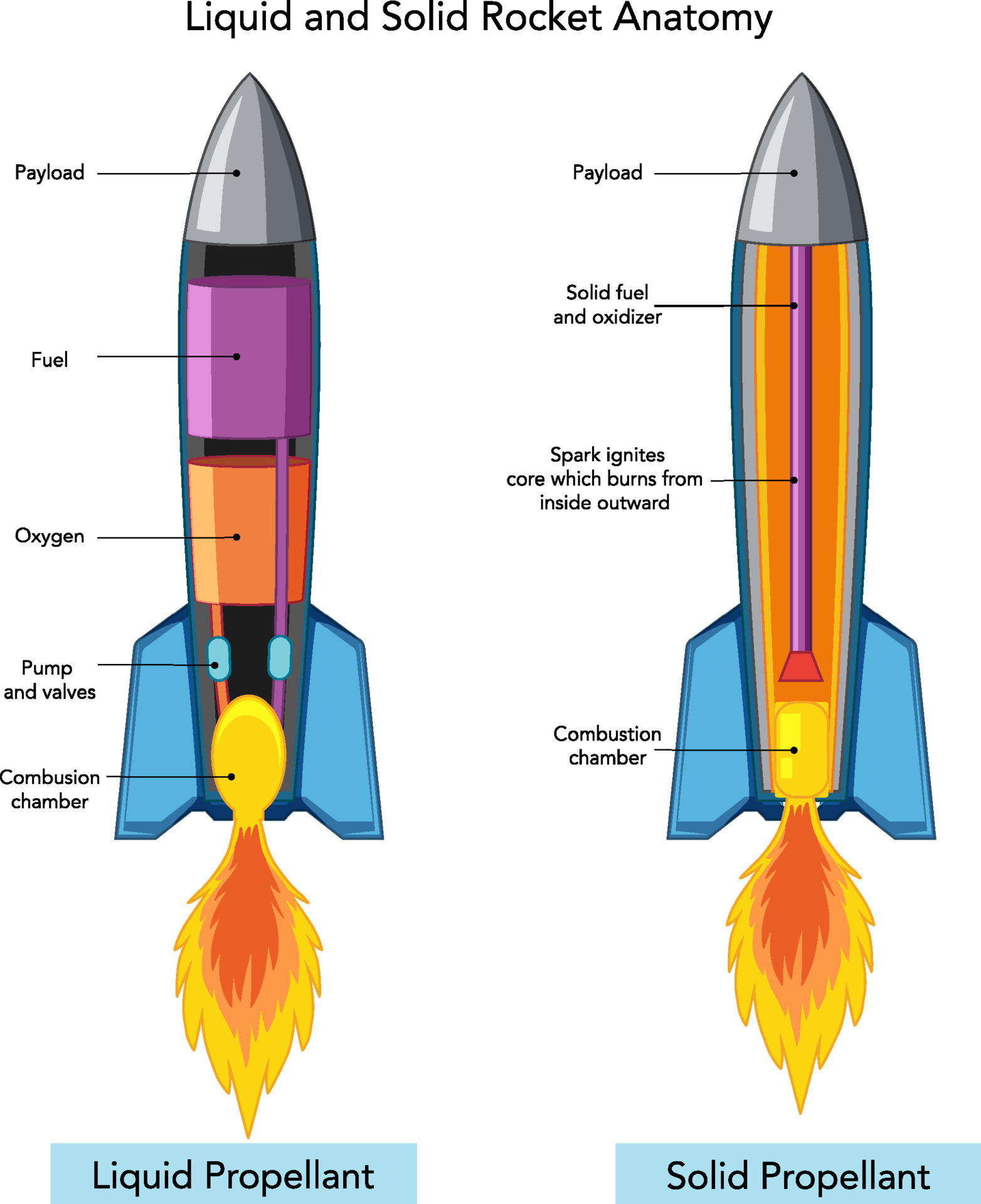 Space Rocket Diagram