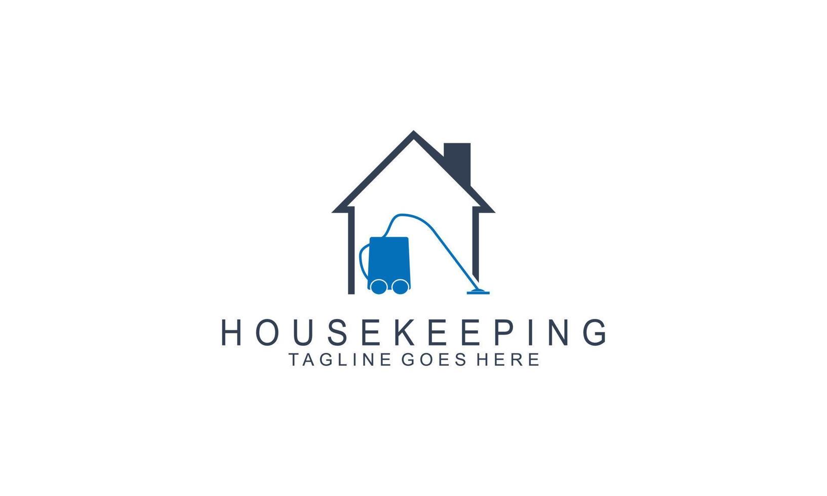 Home Cleaning and Home service logo design vector