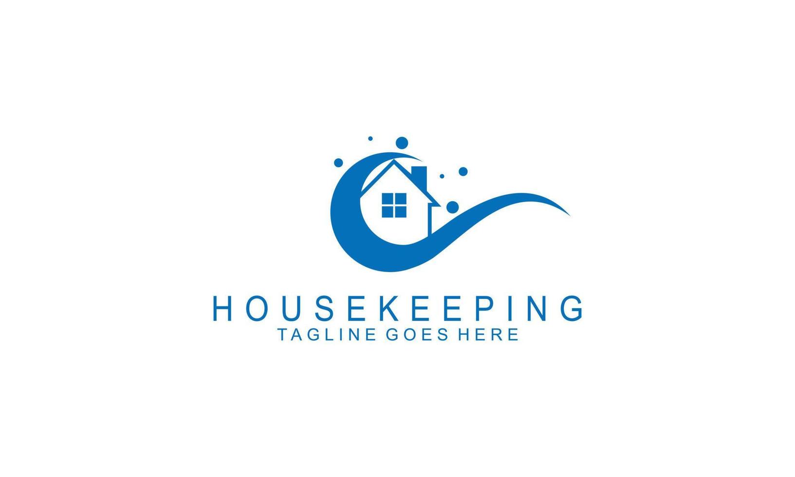 Home Cleaning and Home service logo design vector