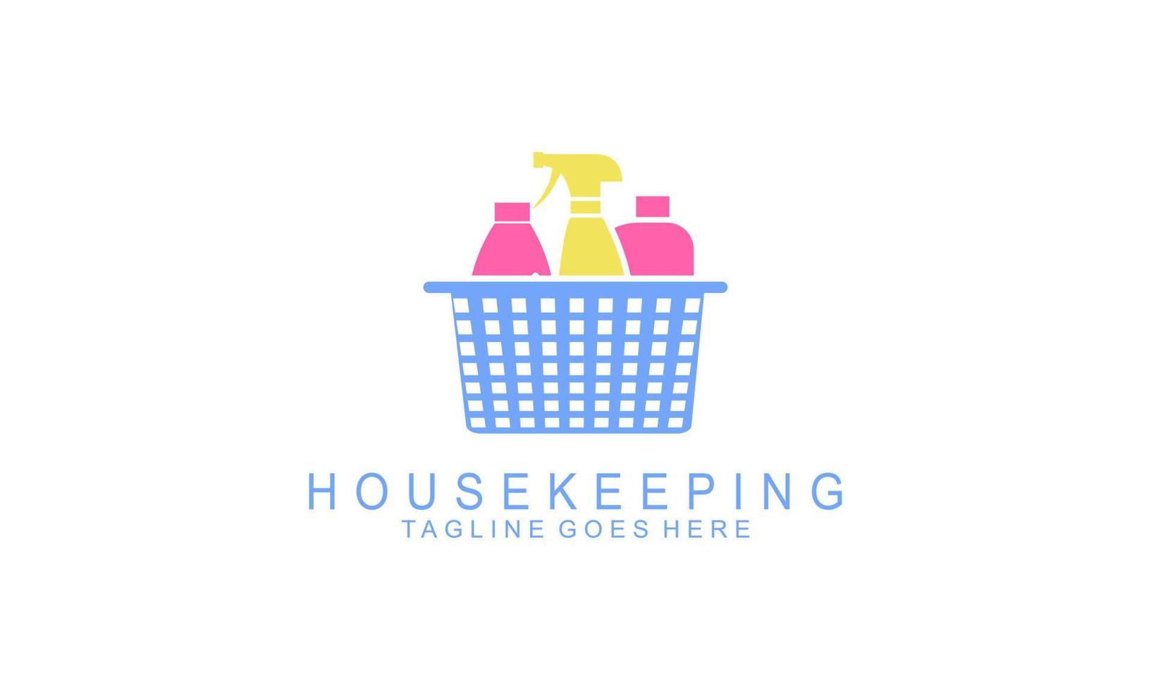 Home Cleaning and Home service logo design vector