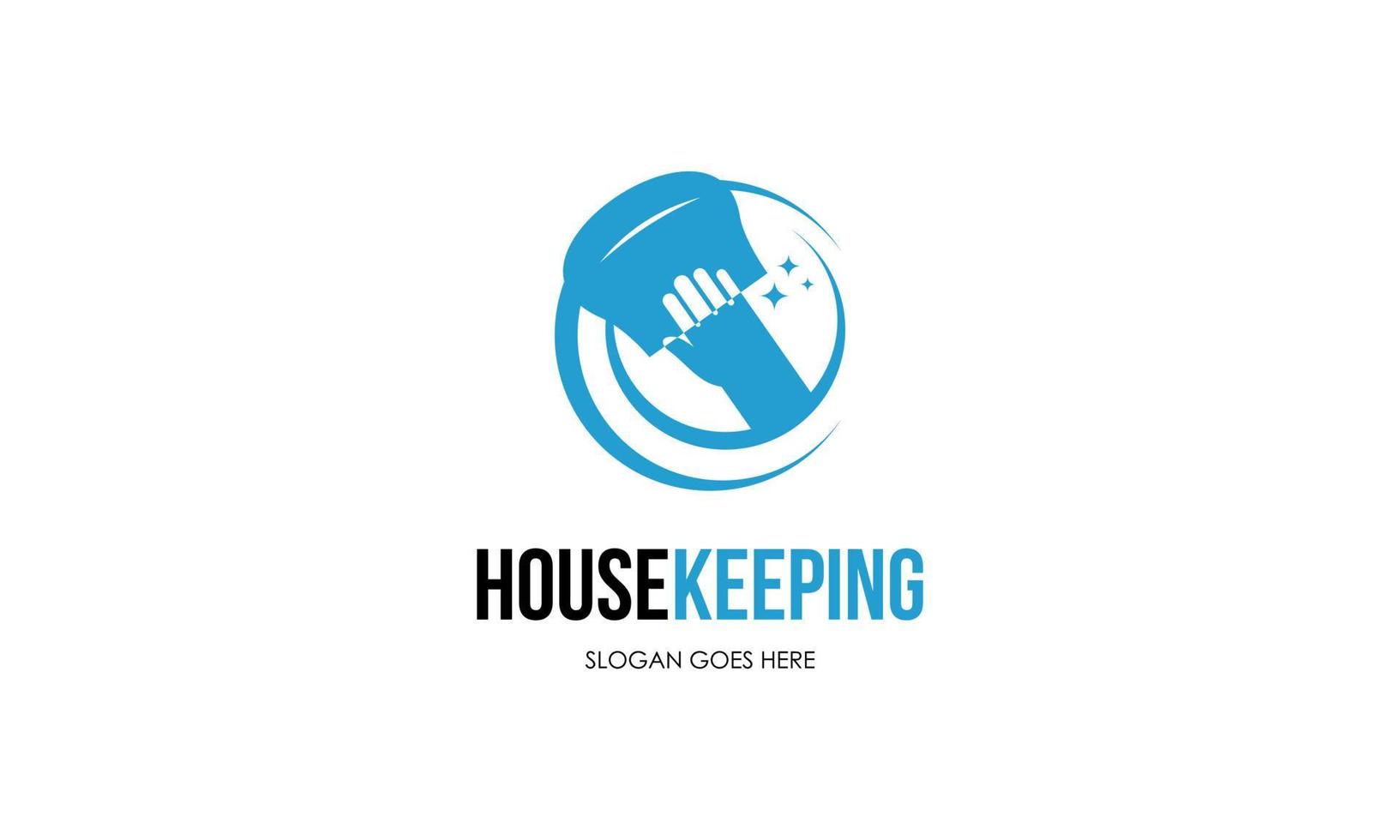 Home Cleaning and Home service logo design vector