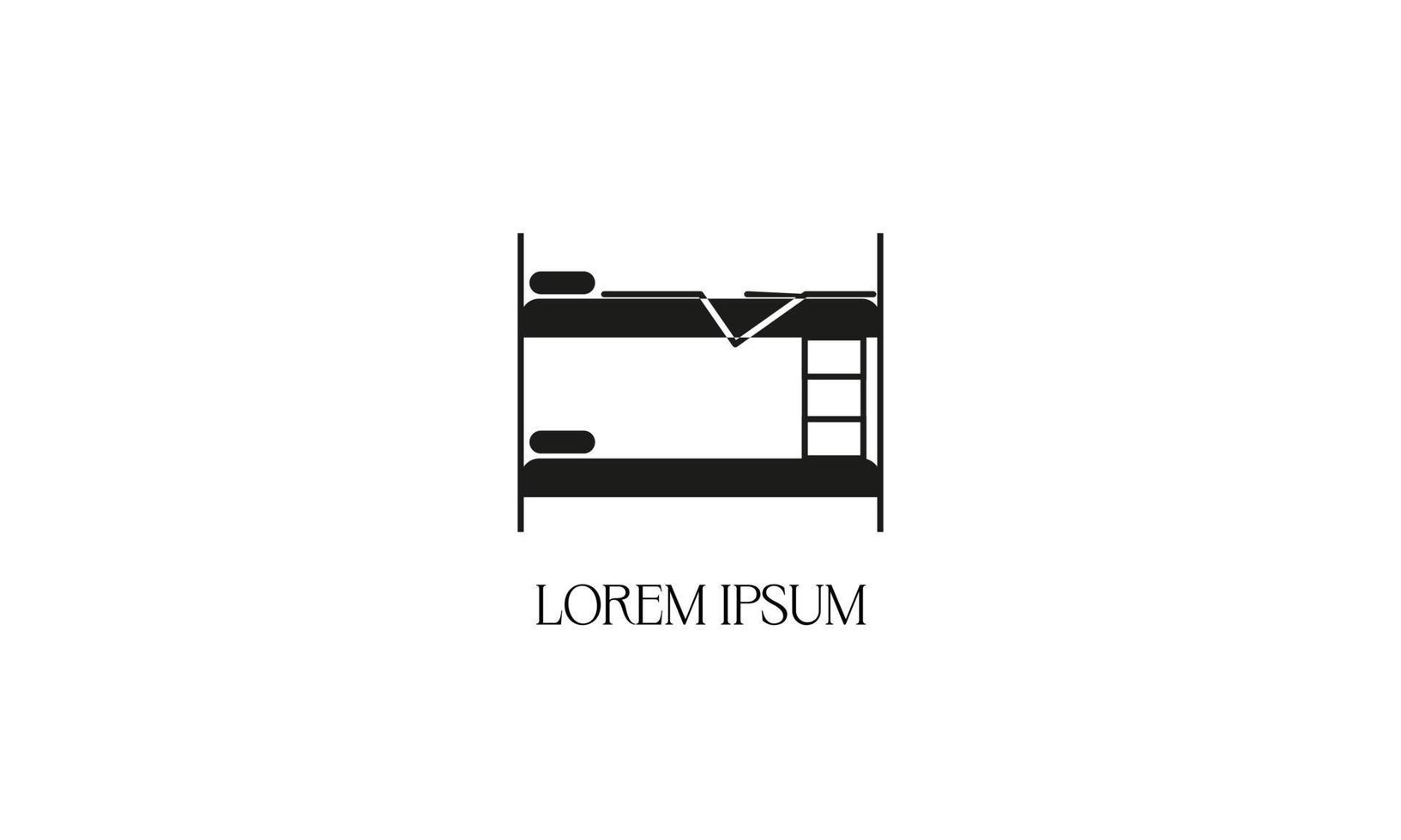 Baby and children room furniture linear icon vector