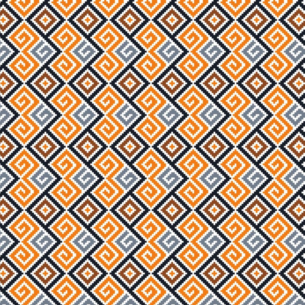 Ethnic style tribal pattern background vector