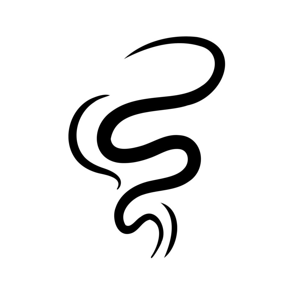 Smoke lines. Hot vapors that evaporate from food and beverages. vector