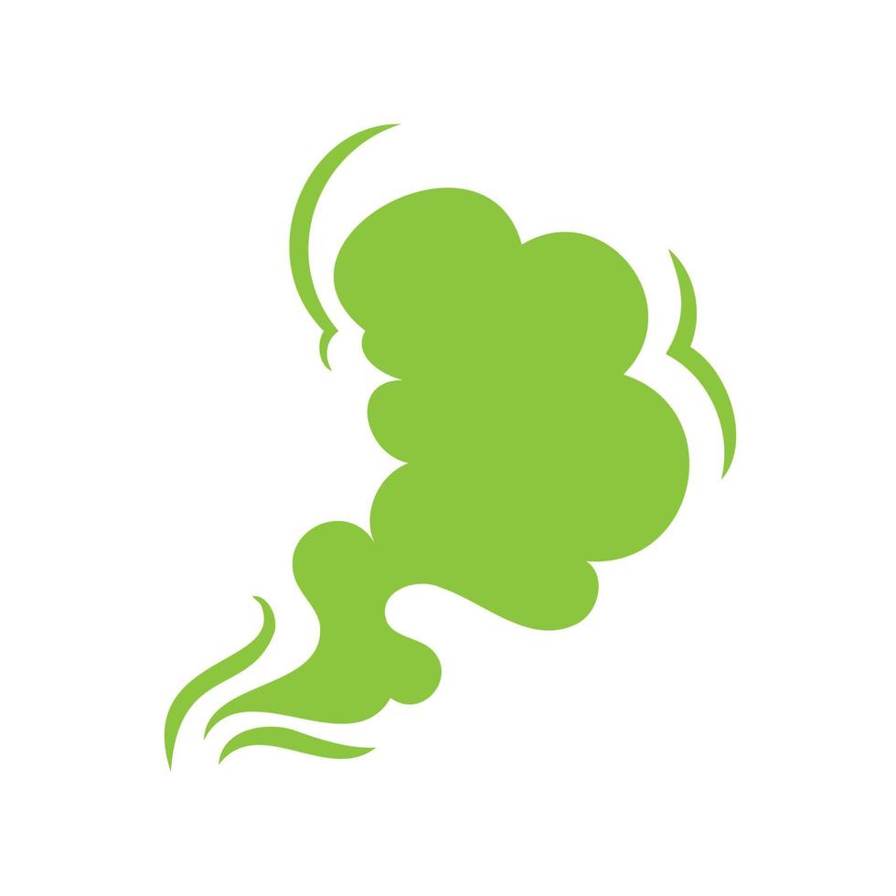 Smoke effect. Bad smell and dust floating in the air. vector