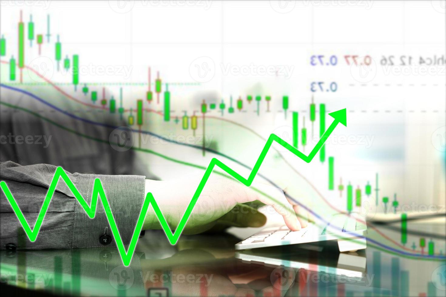 market volatility in stock photo