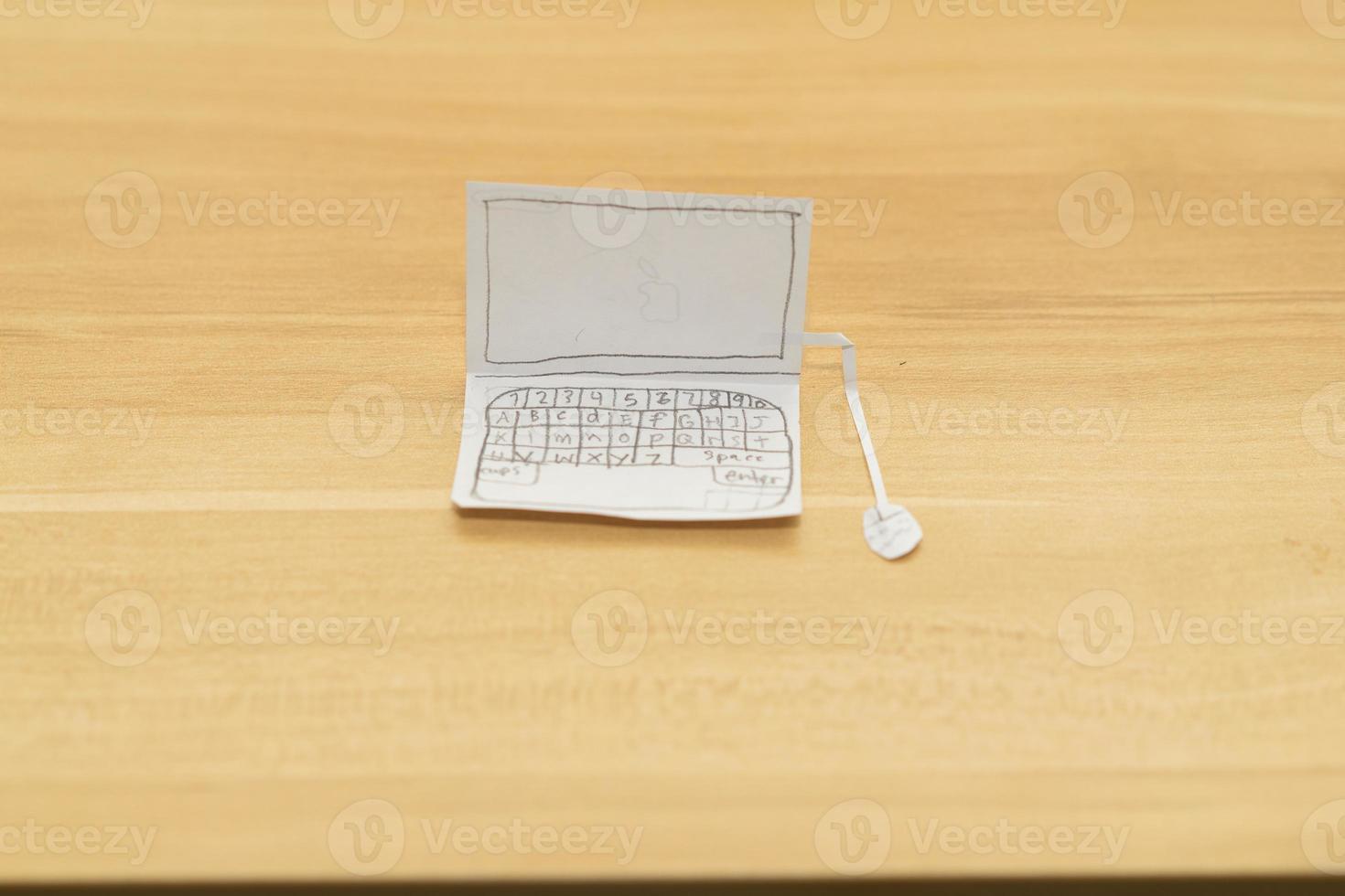 craft computer paper photo