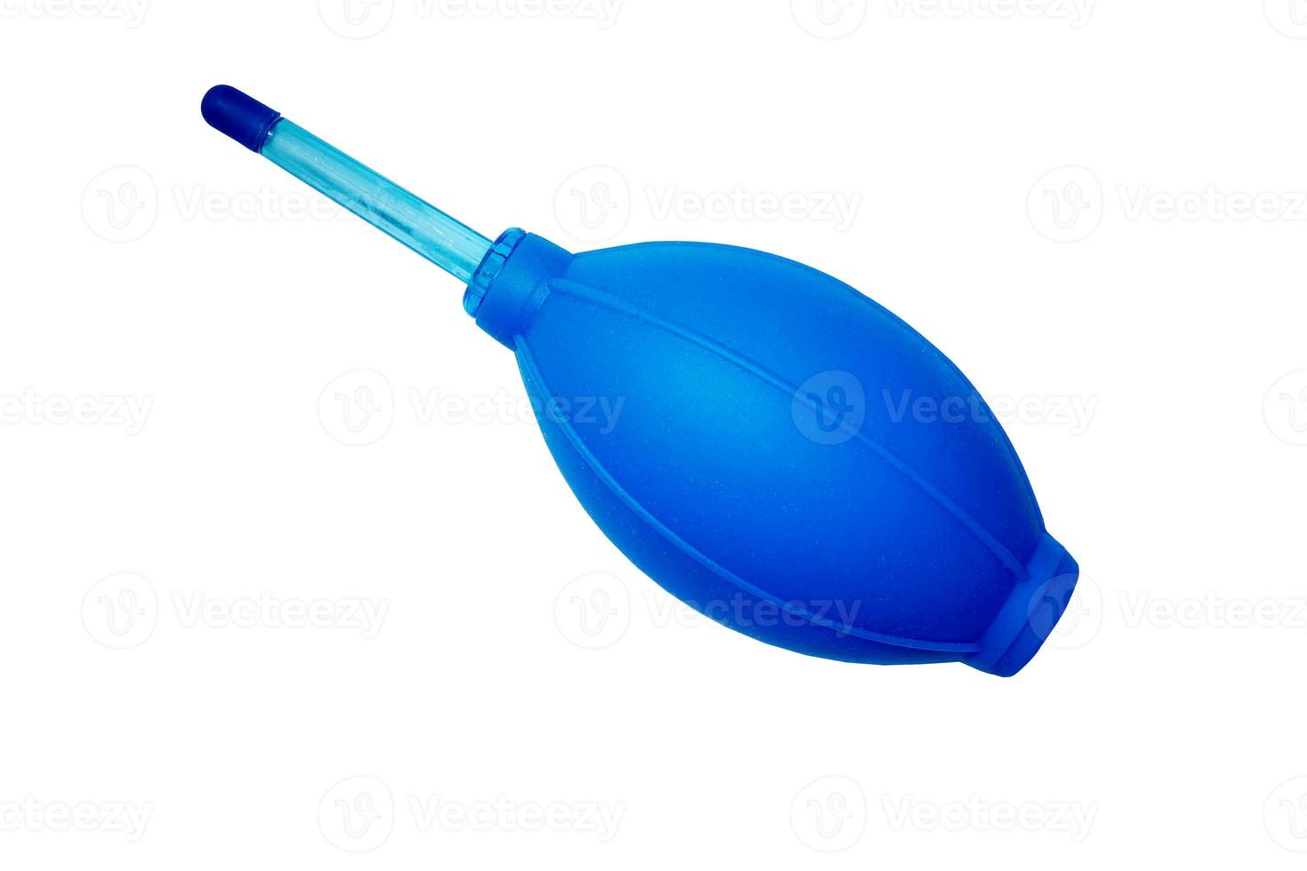 rubber Blower for air camera cleaning on isolated white background photo