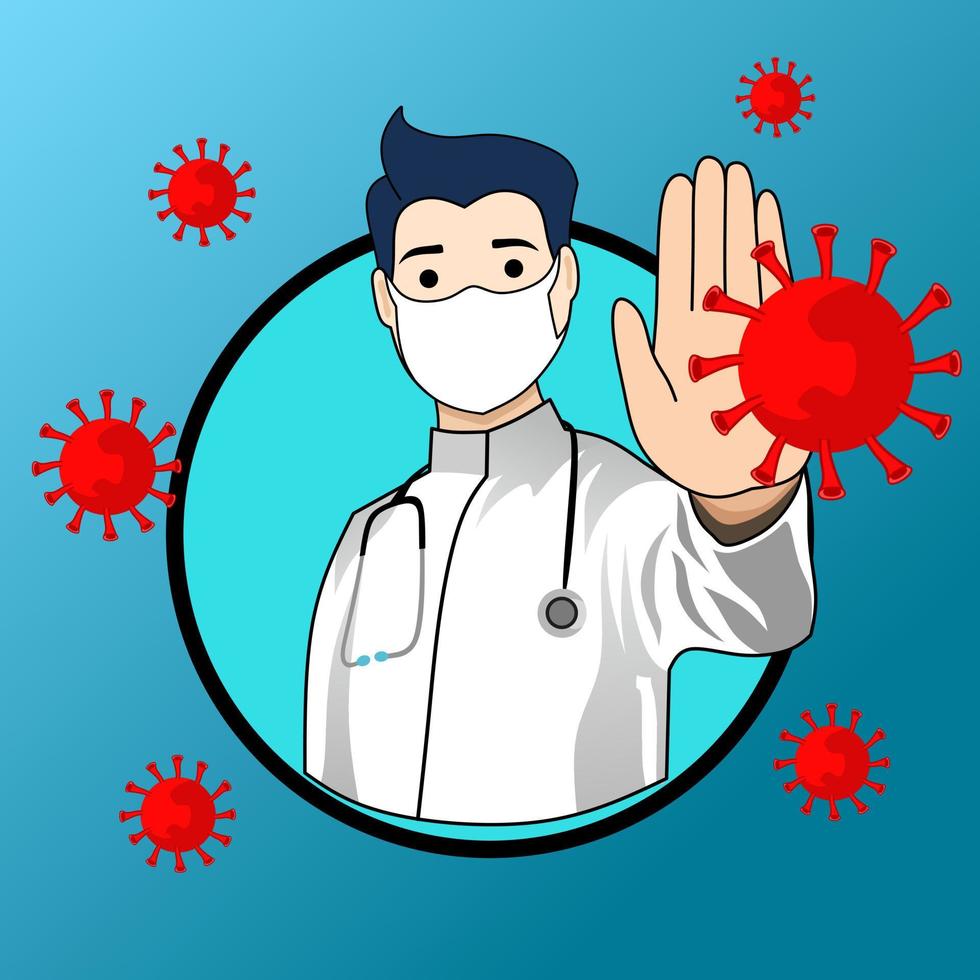 diseño de vector de icono de perfil médico