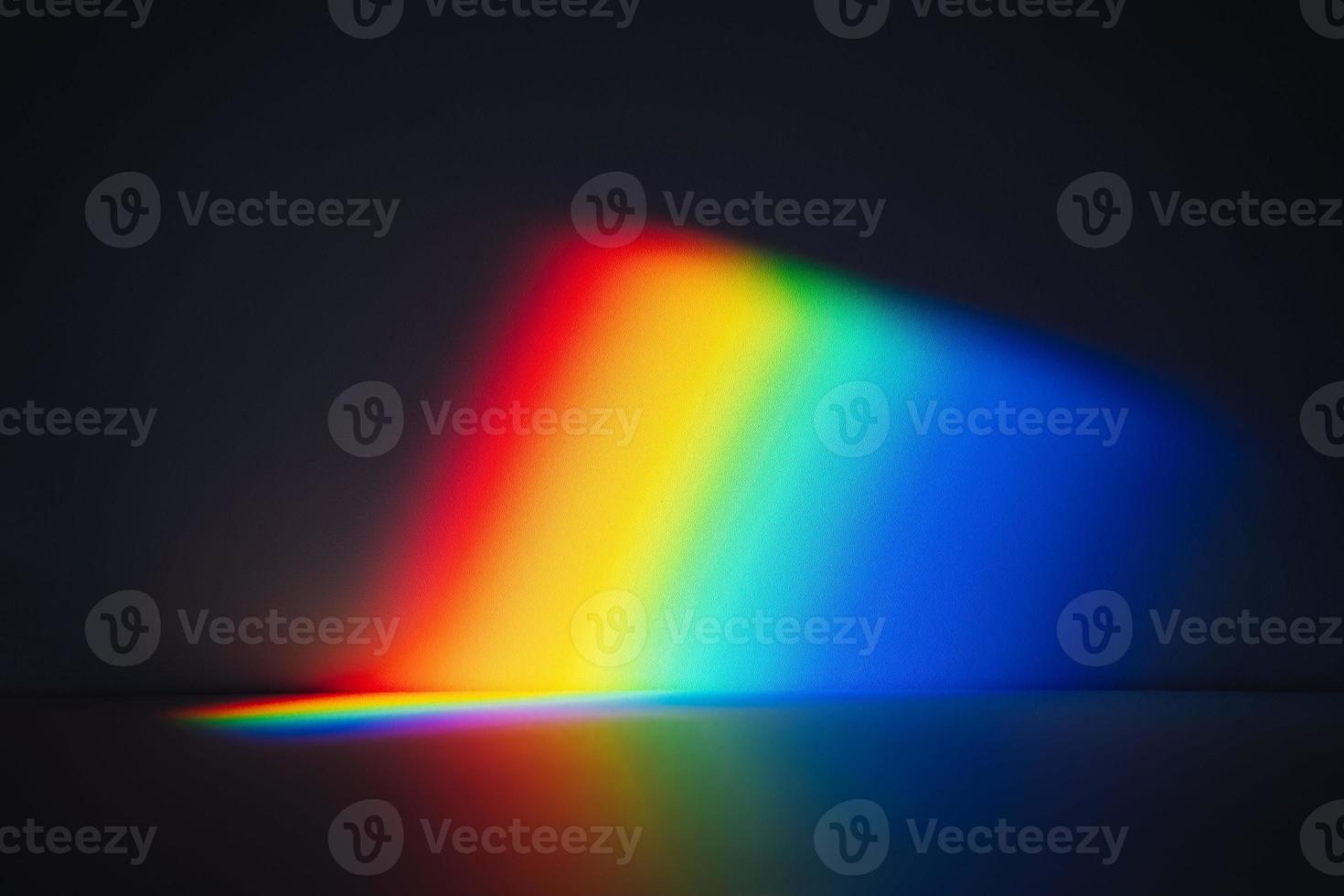 A Prism Full Rainbow Light Background Overlay photo