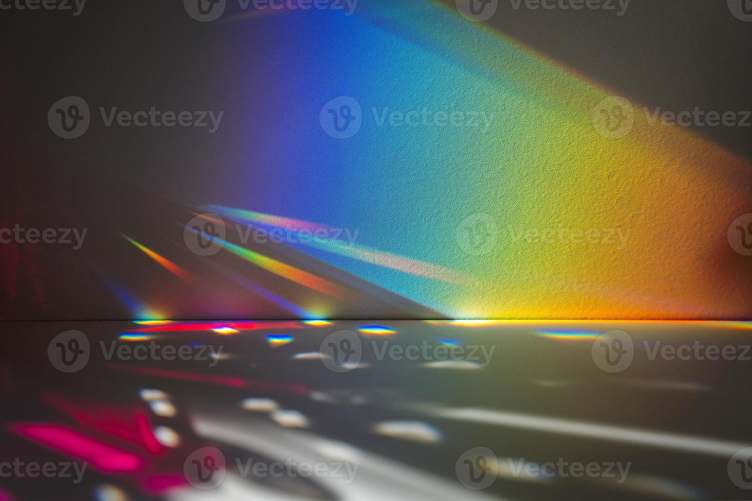 rainbow background with disco light for products and overlays photo