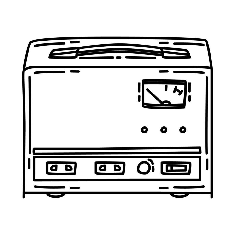 Automatic Voltage Stabilizer Icon. Doodle Hand Drawn or Outline Icon Style. vector