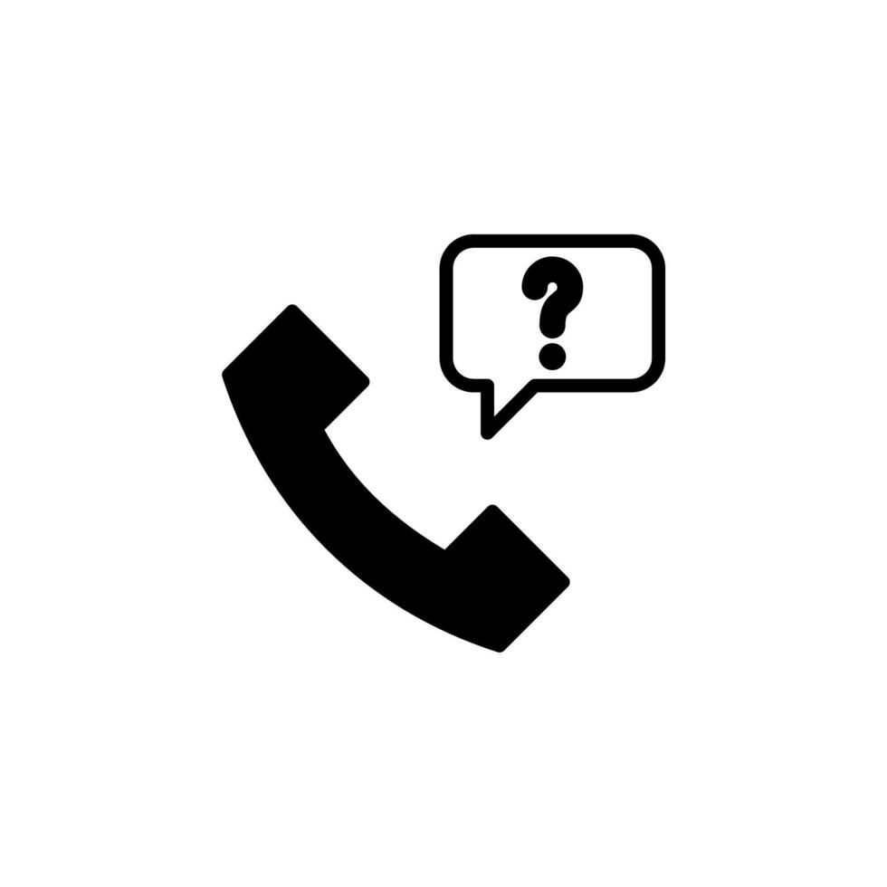 Call, Centre, Telephone Solid Line Icon Vector Illustration Logo Template. Suitable For Many Purposes.