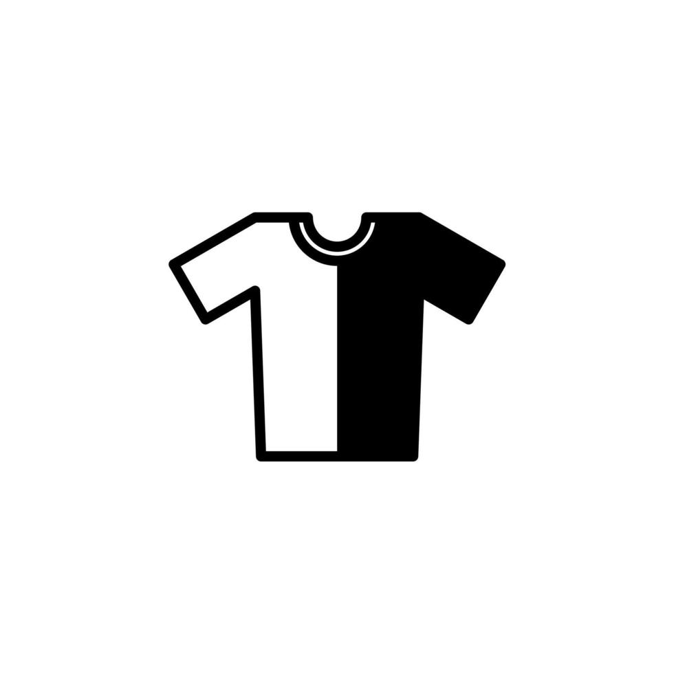 camisa, moda, polo, ropa línea sólida icono vector ilustración logotipo plantilla. adecuado para muchos propósitos.