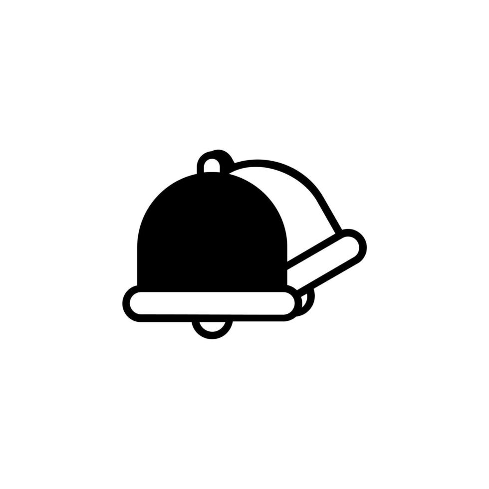 Bell, Alarm Solid Line Icon Vector Illustration Logo Template. Suitable For Many Purposes.