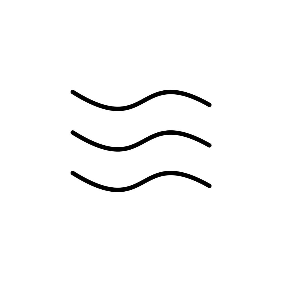 viento, aire línea sólida icono vector ilustración logotipo plantilla. adecuado para muchos propósitos.