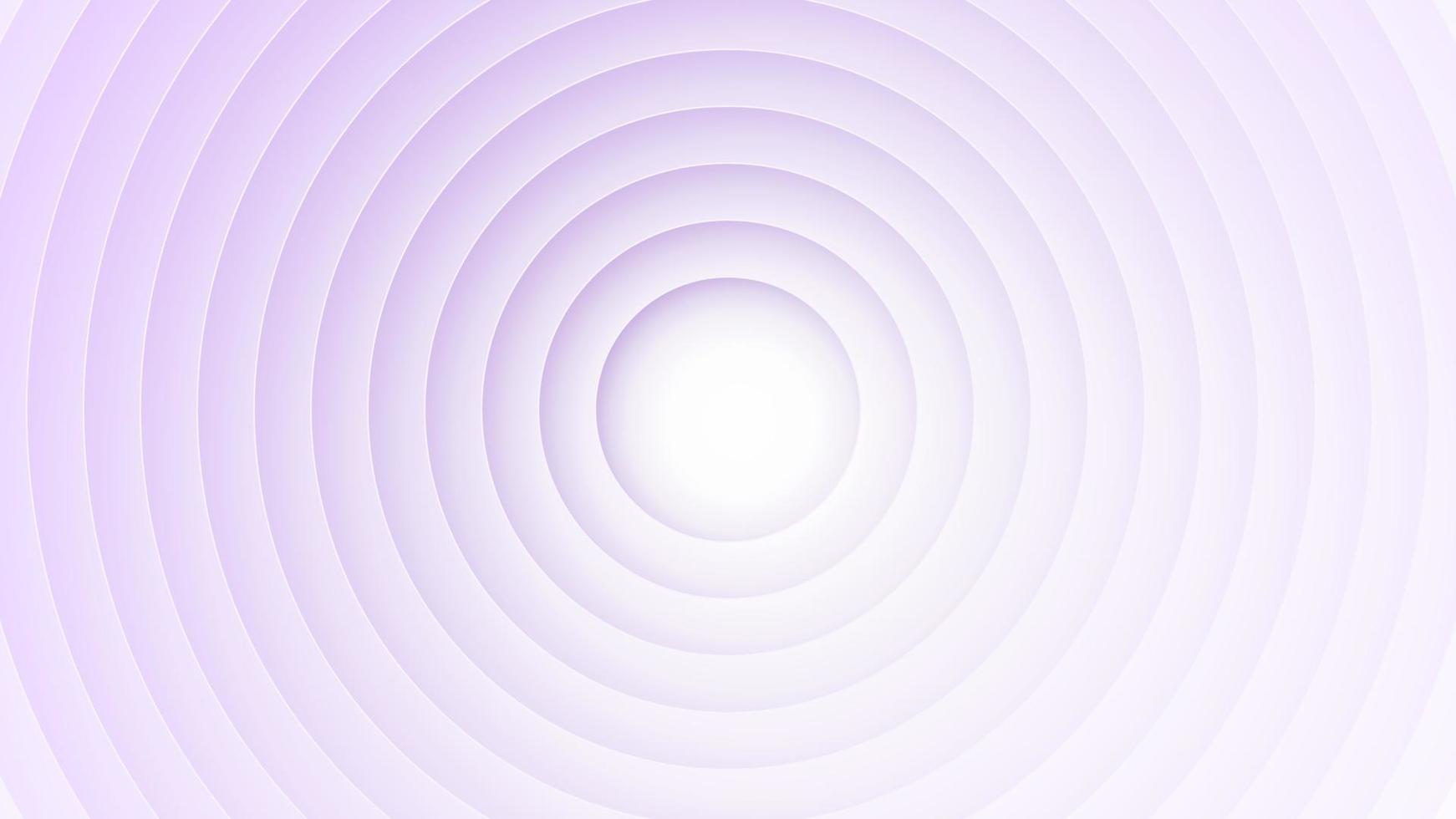 Purple background. Abstract circle paper art design. Vector illustration