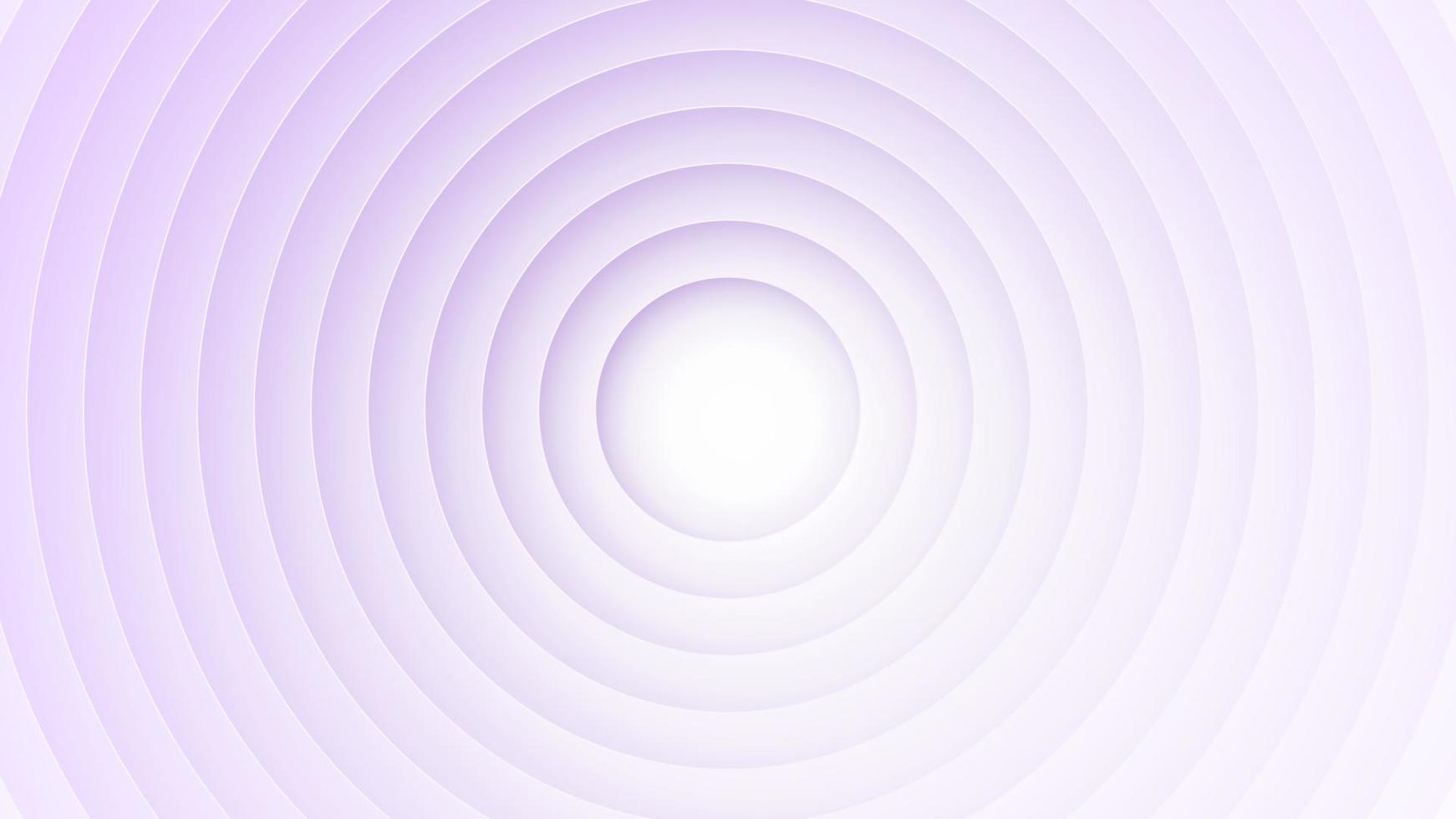 fondo morado diseño de arte de papel de círculo abstracto. ilustración vectorial vector